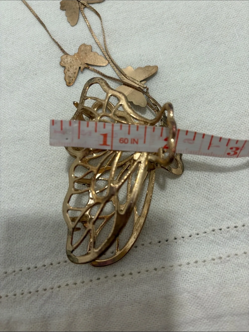 Gold Butterfly Hairclip